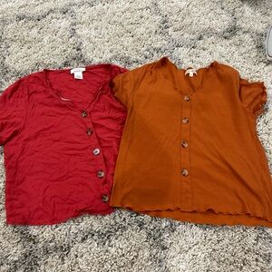 m/L crop shirt bundle